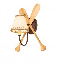 Meyda Blue 249423 - 16&#34; Wide Paddle Wall Sconce