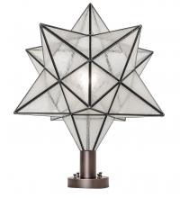 Meyda Blue 249783 - 18&#34; Wide Moravian Star Post Mount