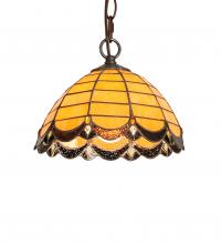 Meyda Blue 250723 - 9&#34; Wide Elan Pendant