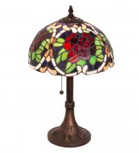 Meyda Blue 251062 - 17&#34; High Renaissance Rose Accent Lamp