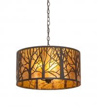 Meyda Blue 251387 - 20&#34; Wide Winter Maple Pendant