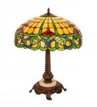 Meyda Blue 251962 - 23" High Duffner & Kimberly Colonial Table Lamp