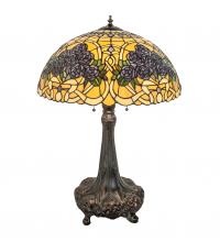 Meyda Blue 252640 - 31&#34; High Rose Bouquet Table Lamp