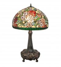 Meyda Blue 252829 - 31&#34; High Romance Rose Table Lamp