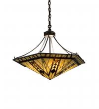Meyda Blue 253867 - 27&#34; Wide Sonoma Inverted Pendant