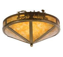 Meyda Blue 26391 - 16&#34; Wide Train Flushmount