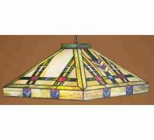 Meyda Blue 26464 - 17&#34;Sq Prairie Wheat Pendant