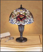 Meyda Blue 26675 - 18&#34; High Renaissance Rose Accent Lamp