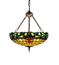 Meyda Blue 26694 - 18&#34;W Duffner & Kimberly Colonial Inverted Pendant.603