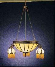 Meyda Blue 26802 - 33&#34;W Gothic 3 Arm Chandelier