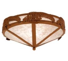 Meyda Blue 26876 - 16&#34;W Alligator Flushmount