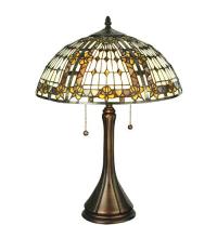 Meyda Blue 27031 - 22.5&#34;H Fleur-de-lis Table Lamp