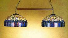 Meyda Blue 28515 - 42&#34; Long Tiffany Candice 2 Light Island Pendant