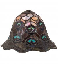 Meyda Blue 29646 - 8&#34; Wide Peacock Feather Shade