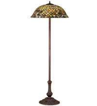 Meyda Blue 30456 - 63&#34;H Tiffany Fishscale Floor Lamp