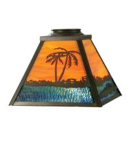 Meyda Blue 30602 - 12&#34;Sq Alligator Shade