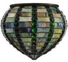 Meyda Blue 30802 - 13&#34; Wide Jeweled Beehive Shade