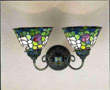 Meyda Blue 31121 - 18&#34; Wide Rosebush 2 Light Wall Sconce