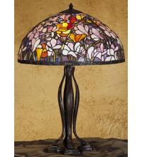 Meyda Blue 31146 - 32&#34;H Tiffany Magnolia Table Lamp