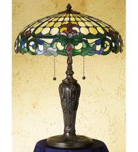 Meyda Blue 31156 - 24"H Duffner & Kimberly Colonial Table Lamp