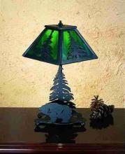Meyda Blue 31386 - 14&#34;H Lone Grizzly Bear Accent Lamp
