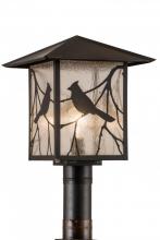Meyda Blue 41733 - 12.5&#34;Sq Sequoia Song Bird Post Mount