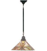 Meyda Blue 49147 - 13&#34;Sq Glasgow Bungalow Pendant.609