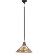 Meyda Blue 49149 - 13&#34;Sq Glasgow Bungalow Pendant.609