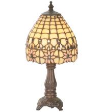 Meyda Blue 49190 - 13&#34;H Victorian Flourish Mini Lamp