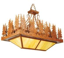 Meyda Blue 50216 - 40&#34;L Pine Lake Oblong Inverted Pendant