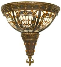 Meyda Blue 50243 - 12&#34;W Fleur-de-lis Wall Sconce