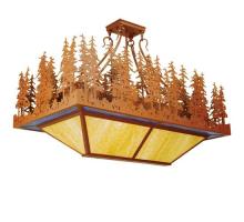 Meyda Blue 50960 - 40&#34;L Pine Lake Oblong Inverted Pendant