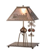 Meyda Blue 51704 - 24.5&#34;H Train Table Lamp