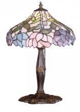 Meyda Blue 52134 - 17&#34;H Wisteria Accent Lamp