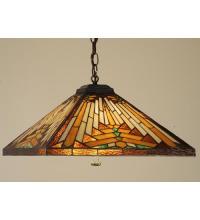 Meyda Blue 66229 - 17&#34; Square Nuevo Mission Pendant