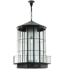 Meyda Blue 66801 - 28.5&#34;W Lighthouse Lantern Pendant