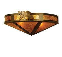 Meyda Blue 67990 - 16&#34; Wide Lone Bear Wall Sconce