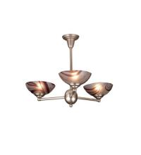Meyda Blue 70828 - 31&#34;W Deco Ball Chambord Swirl 3 LT Chandelier