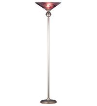 Meyda Blue 70846 - 69&#34; High Deco Ball Chambord Swirl Torchiere