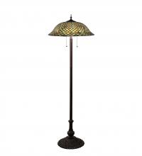 Meyda Blue 71245 - 62&#34; High Fishscale Floor Lamp