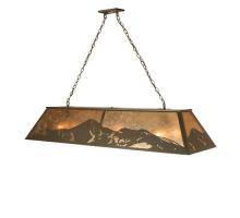 Meyda Blue 72323 - 61&#34; Long Mountain Range Oblong Pendant