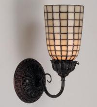 Meyda Blue 74057 - 5&#34; Wide Geometric Beige Wall Sconce