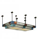 Meyda Blue 78222 - 96&#34;W Polaris Semi-Flushmount