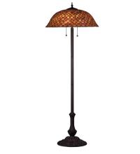 Meyda Blue 81064 - 64&#34;H Tiffany Fishscale Floor Lamp