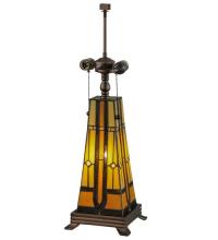 Meyda Blue 81092 - 25&#34;H Sierra Prairie Mission Lighted Table Base
