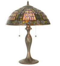 Meyda Blue 81447 - 23" High Fleur-de-lis Table Lamp