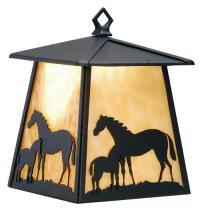 Meyda Blue 82644 - 7.5&#34;W Mare & Foal Hanging Wall Sconce