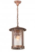 Meyda Blue 90368 - 12&#34;W Fulton Winter Pine Pendant