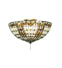 Meyda Blue 95271 - 16&#34;W Fleur-de-lis Flushmount