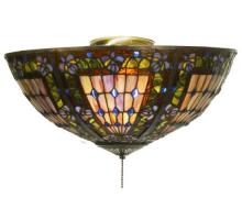 Meyda Blue 97658 - 16&#34;W Fleur-de-lis Flushmount